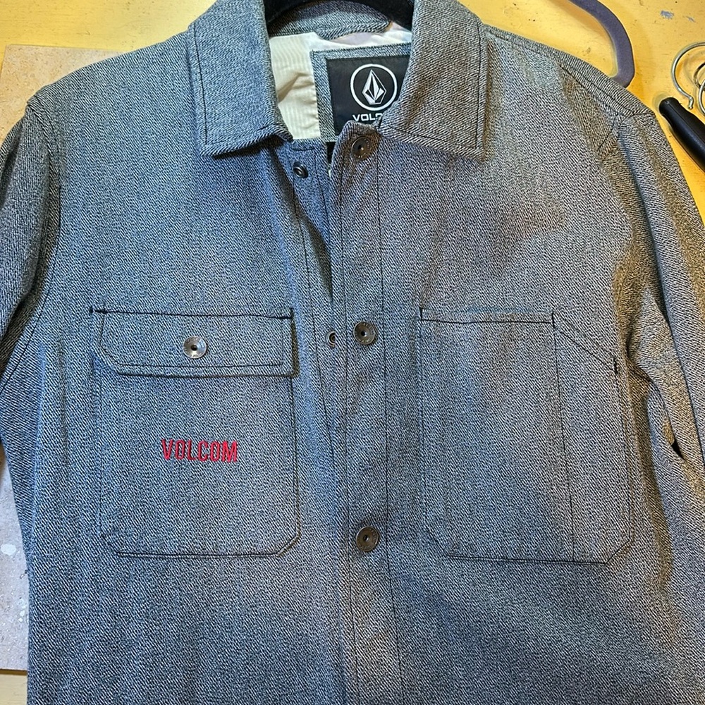 Volcom snap jacket